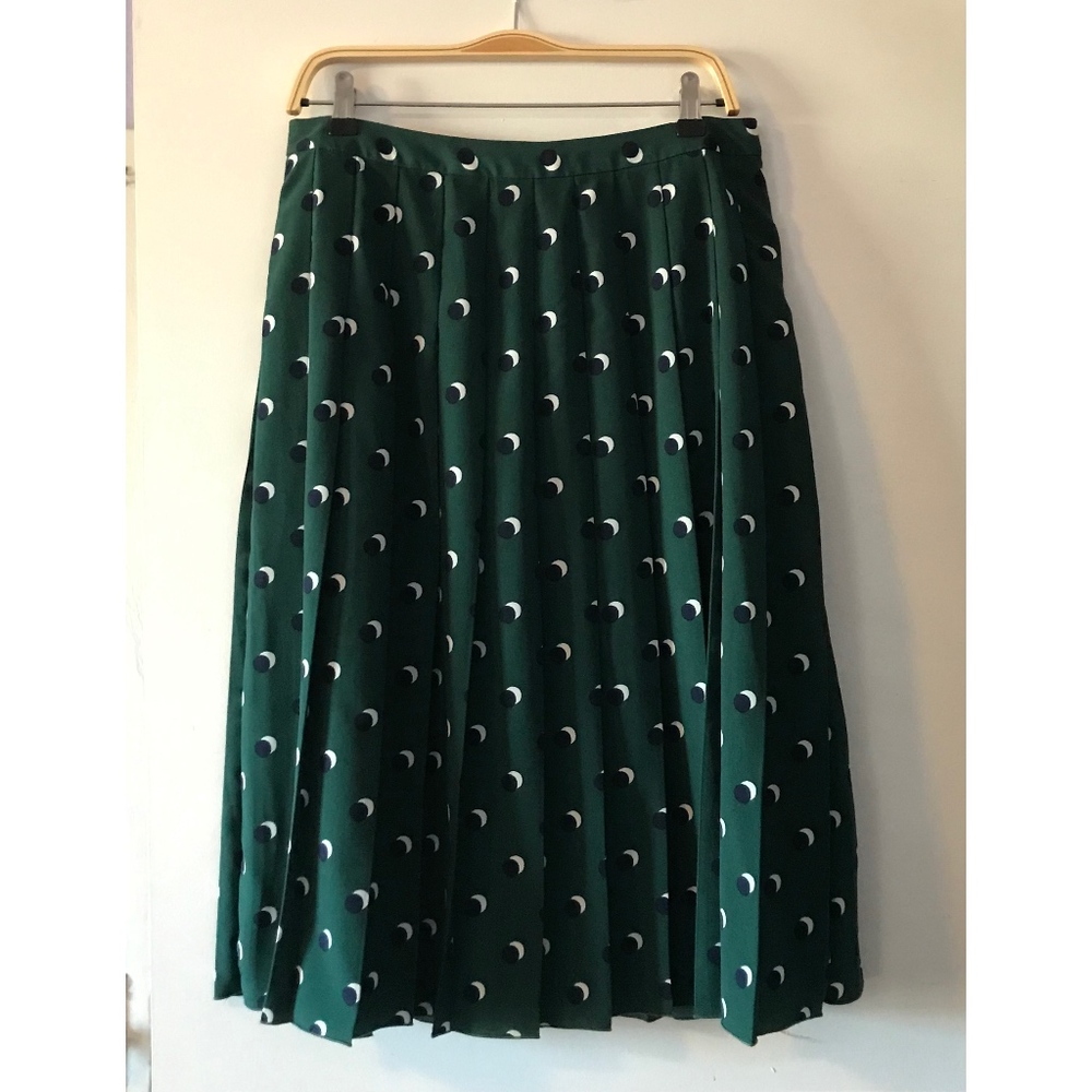 Boden forest green lunar eclipse skirt